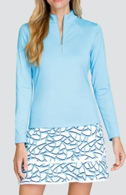 Amelia Top - Aquarius Blue