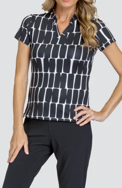Atha Top - Checkered Geo