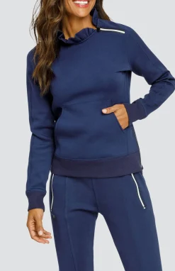 Condoleezza Navy Blue Pullover