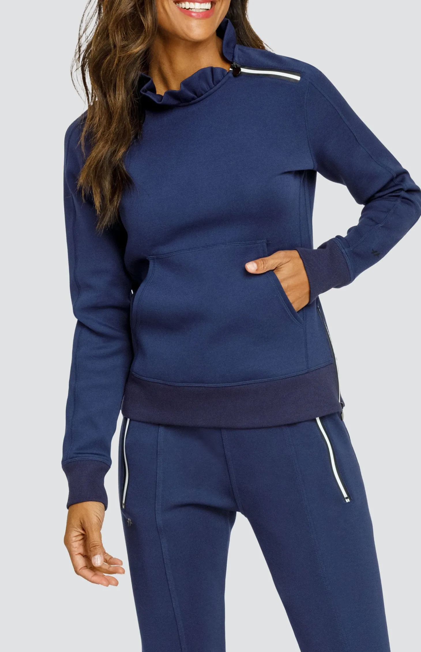 Condoleezza Navy Blue Pullover