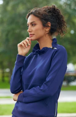Condoleezza Navy Blue Pullover