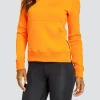 Condoleezza Vibrant Orange Pullover