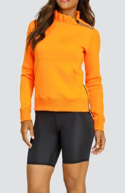 Condoleezza Vibrant Orange Pullover