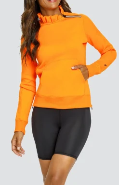 Condoleezza Vibrant Orange Pullover