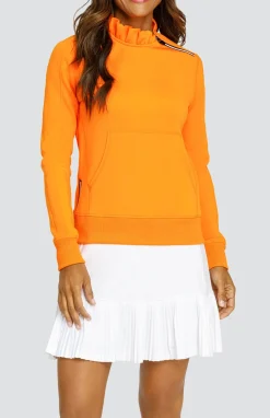 Condoleezza Vibrant Orange Pullover