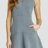 Cookie 35" Dress - Cool Mist