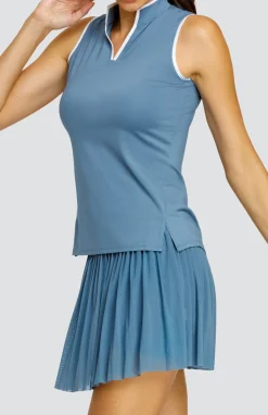 Coquette Top - Copen Blue