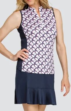 Coralis Top - Twilight Geo