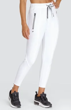 Eleanor Chalk White Jogger