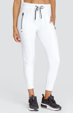 Eleanor Chalk White Jogger