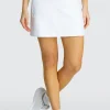 Elevation 18" Textured Skort - Chalk White