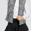Harlow Vest - Onyx Leopard