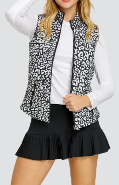 Harlow Vest - Onyx Leopard