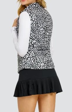 Harlow Vest - Onyx Leopard