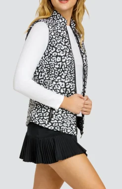 Harlow Vest - Onyx Leopard