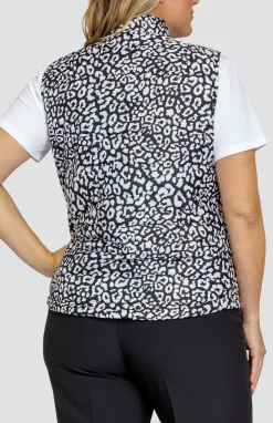 Harlow Vest - Onyx Leopard