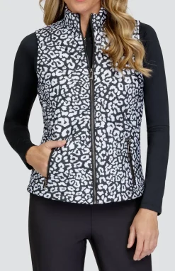 Harlow Vest - Onyx Leopard