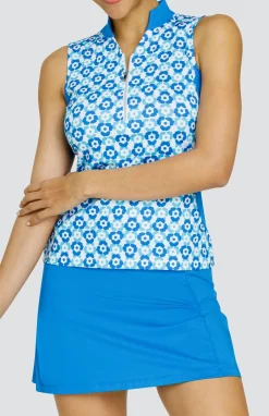 Micaela Top - Dotted Blooms