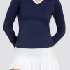 Mystie Top - Navy Blue