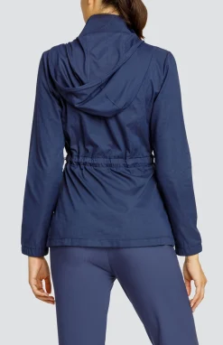 Nola Water Resistant Jacket - Navy Blue