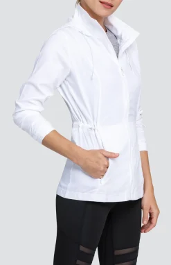 Nola Water Resistant Jacket - Chalk White