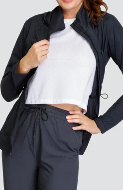 Nola Water Resistant Jacket - Onyx Black