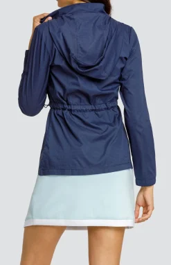 Nola Water Resistant Jacket - Navy Blue