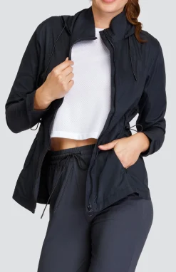 Nola Water Resistant Jacket - Onyx Black
