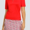 Posie Top - Dahlia Red