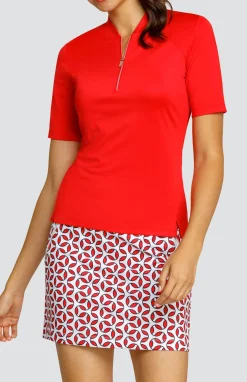 Posie Top - Dahlia Red