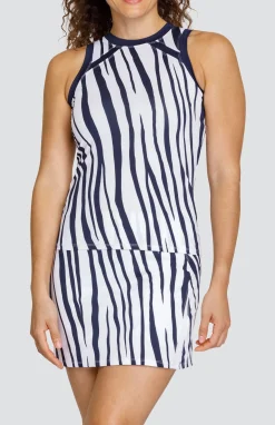 Queens Tank - Zebra Stripes