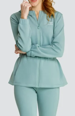 Robyn Hooded Jacket - Sage