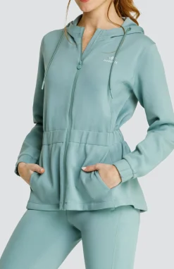 Robyn Hooded Jacket - Sage