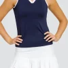 Sakura Tank - Navy Blue