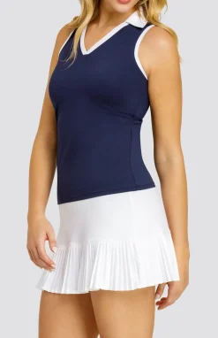 Sakura Tank - Navy Blue