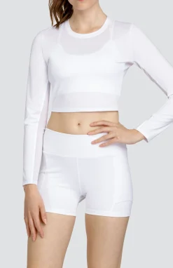 Saya Crop Top - Chalk White
