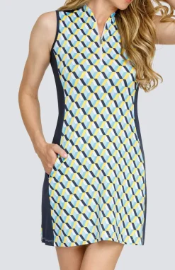 Zamora 35" Dress - Serene Geo