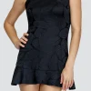Zinnia 32" Dress - Fading Leaves Onyx